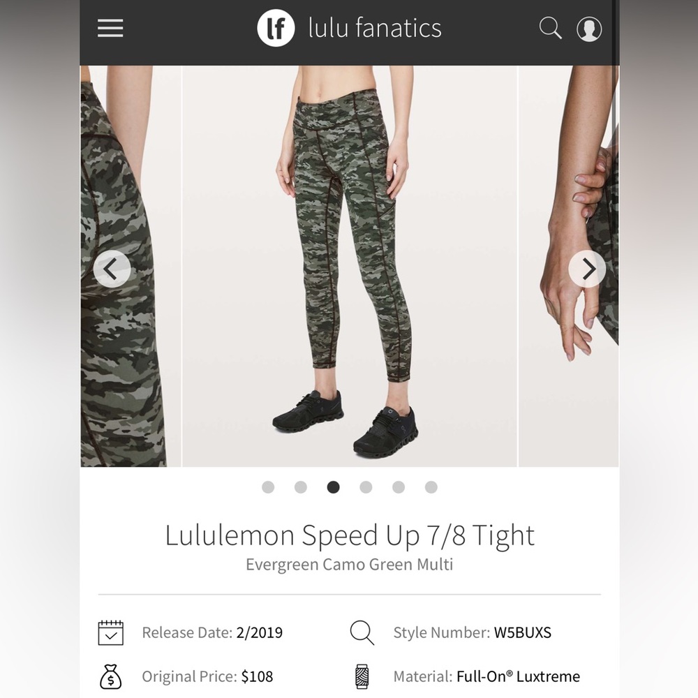 Lululemon Speed Up 7/8 Tight